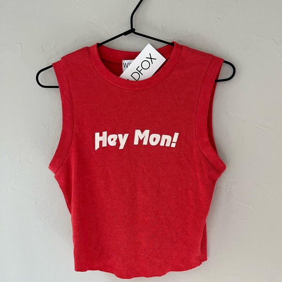 ❤️WILDFOX COUTURE HEY MON RIBBED KEATON TANK TOP S - Picture 4 of 4
